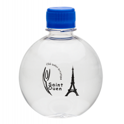 BOTELLA AGUA REDONDA 33CL - IMPRESIÓN DIRECTA 1 COLOR