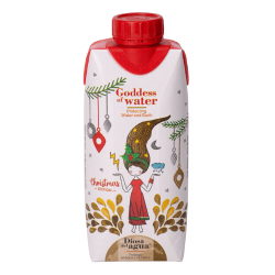 BRICK DE AGUA DIOSA DEL AGUA NAVIDAD 33CL - SIN MARCAJE